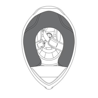 Interieur casque AGV Paire de Joues K1 S Interieur casque AGV Paire de Joues K1 S